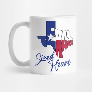 TEXAS-Sized Heart Mug